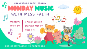 monday music with Miss Faith